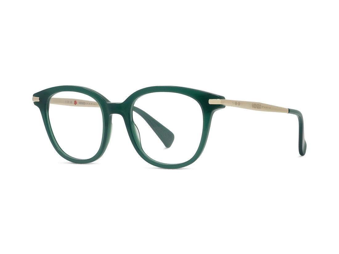 Brillen kenzo boke flower kz50236i 096 green round unisex größe 50mm - Hauptansicht