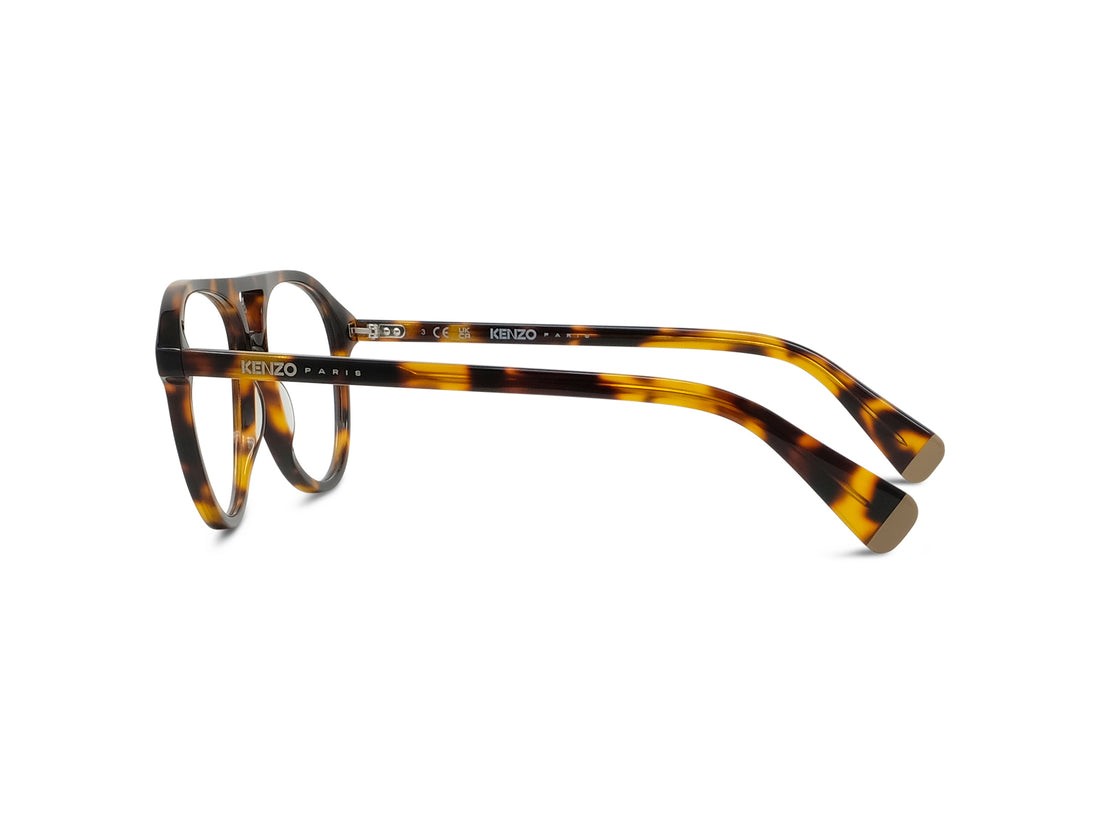 Lunettes de vue kenzo aka kz50238i 053 havana pilot unisex taille 55mm - Vue détaillée