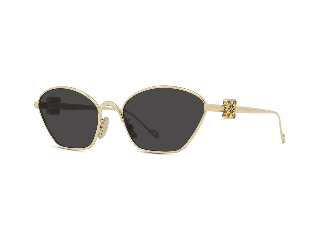 Óculos de sol loewe anagram lw40115u 30a gold cat eye femenino tamanho 57mm - Vista principal