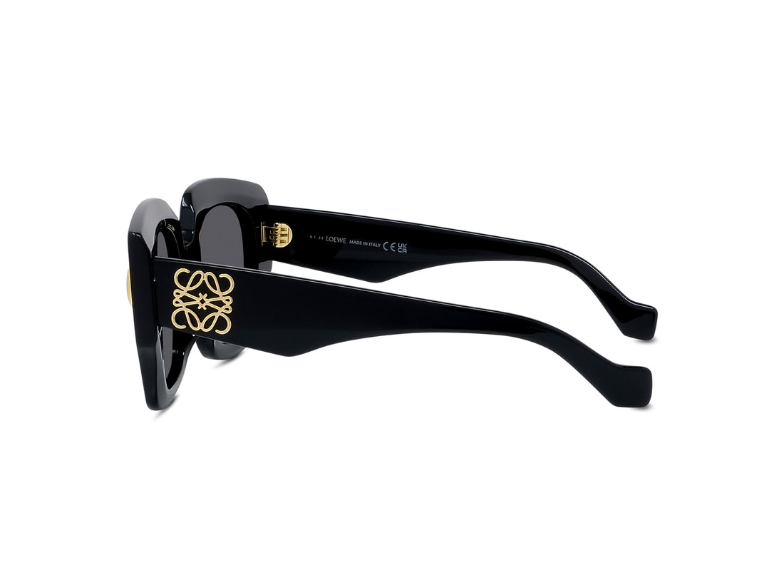 Occhiali da sole loewe anagram lw40129u 01a black geometric femenino taglia 50mm - Vista dettagliata