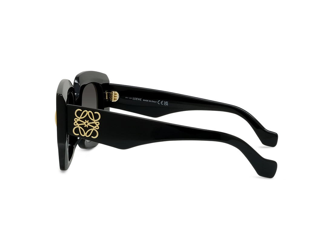 Occhiali da sole loewe anagram lw40129u 01b black geometric femenino taglia 50mm - Vista dettagliata