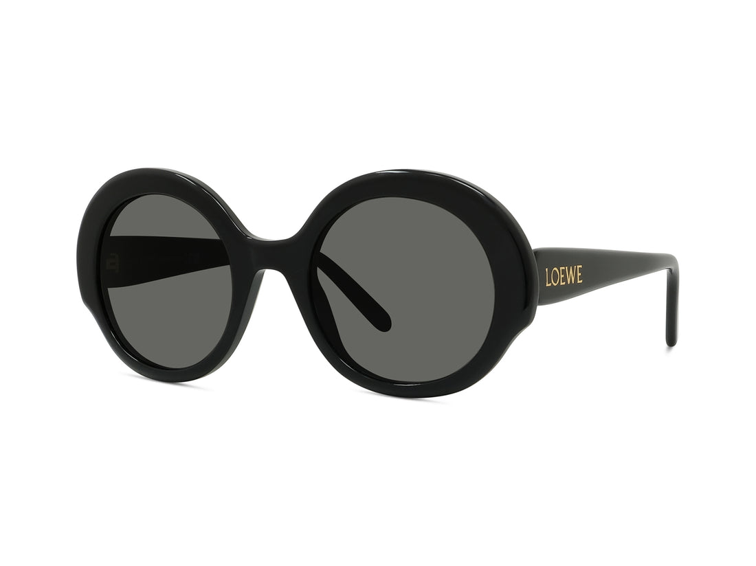 Gafas de sol loewe slim lw40135i 01a black round femenino talla 52mm - Vista principal