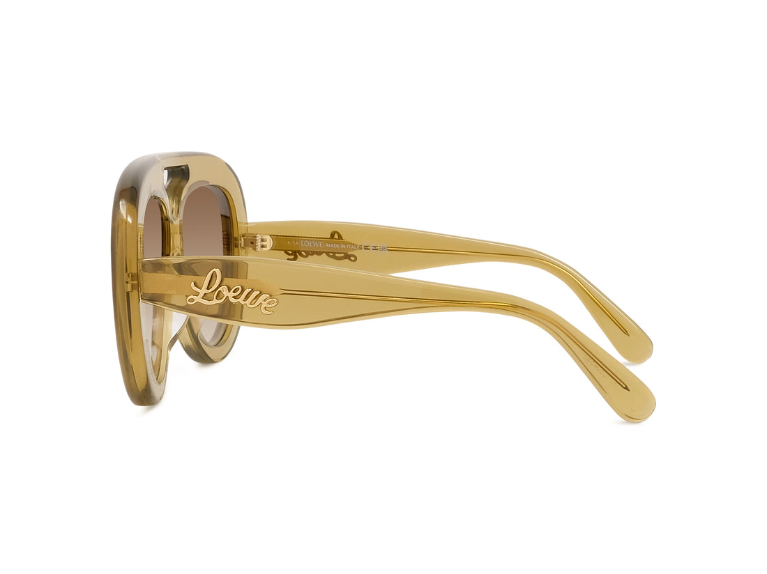 Gafas de sol loewe curvy lw40144u 96f green pilot masculino talla 55mm - Vista de detalle