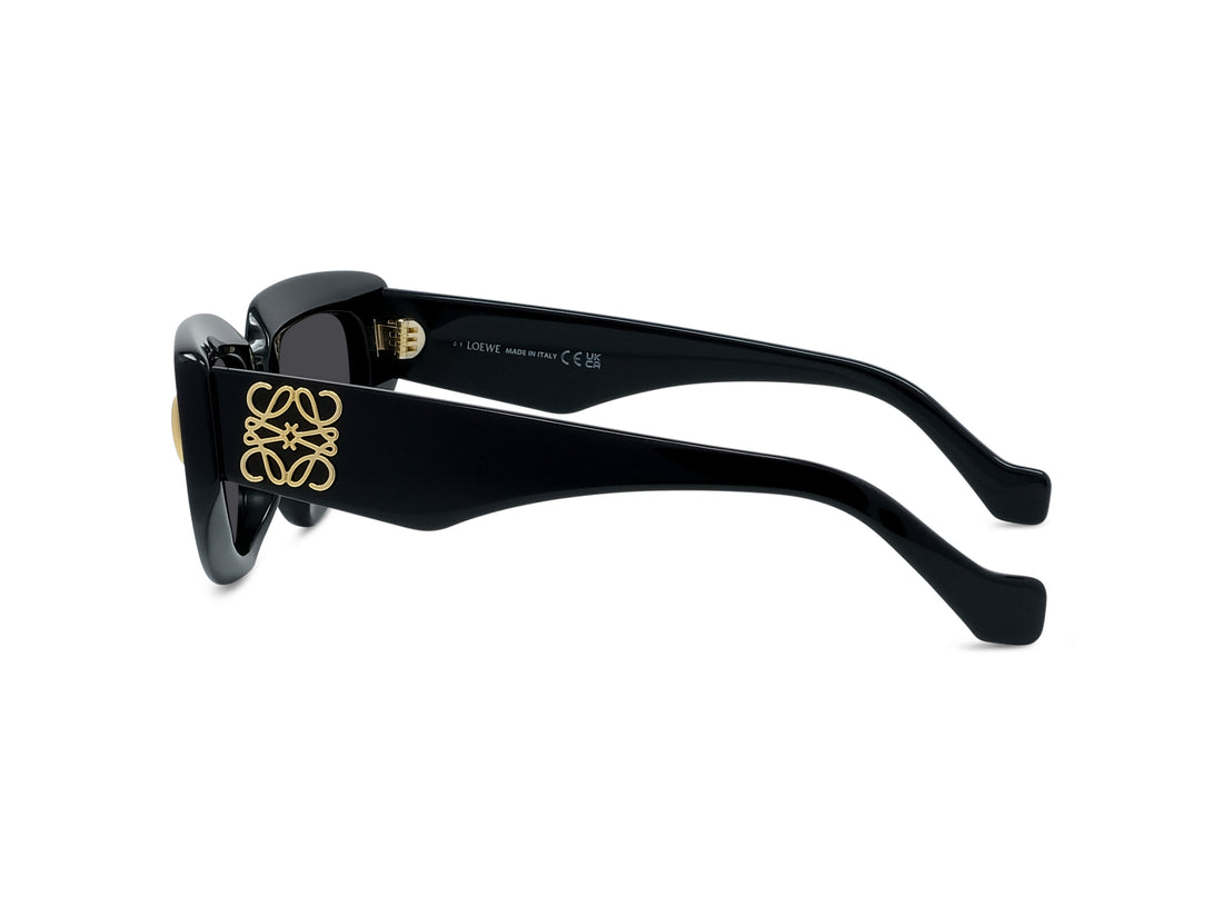 Occhiali da sole loewe anagram lw40160i 01a black geometric femenino taglia 51mm - Vista dettagliata