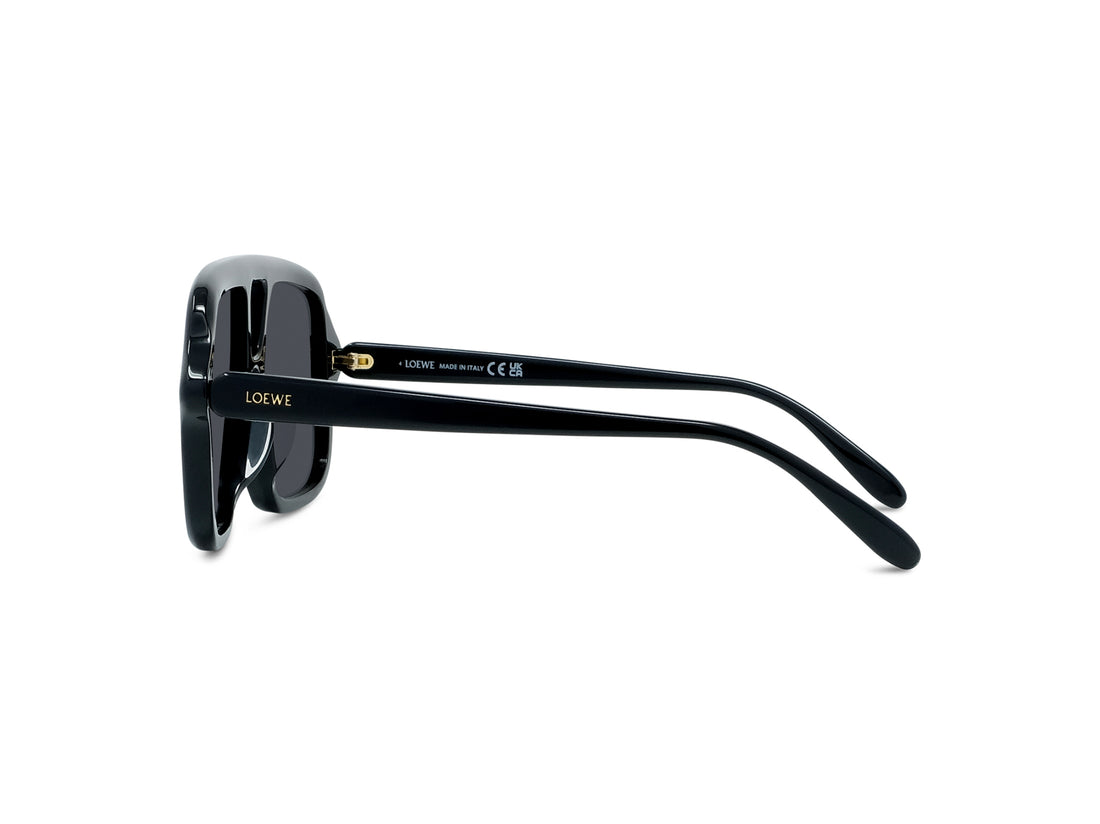Gafas de sol loewe slim lw40161u 01a black rectangular femenino talla 54mm - Vista de detalle