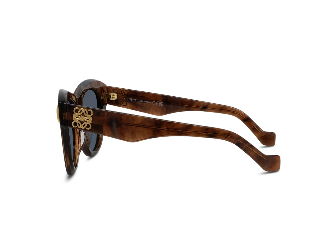 Gafas de sol loewe anagram lw40174i 62v brown geometric femenino talla 51mm - Vista de detalle