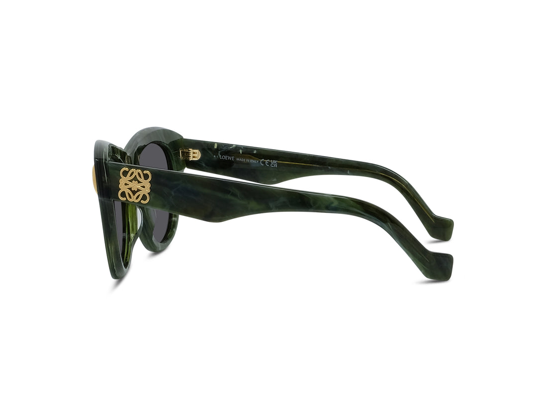 Gafas de sol loewe anagram lw40174i 96a green geometric femenino talla 51mm - Vista de detalle