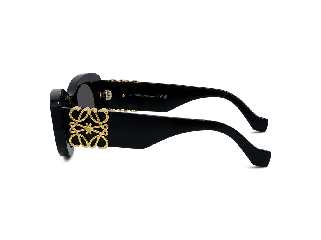 Gafas de sol loewe anagram lw40175u 01a black oval femenino talla 49mm - Vista de detalle