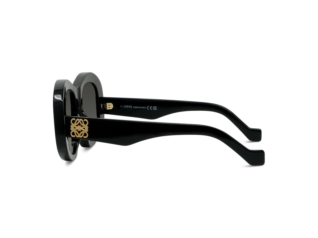 Gafas de sol loewe anagram lw40181i 01b black geometric femenino talla 51mm - Vista de detalle
