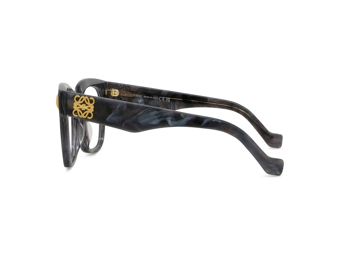 Brillen loewe anagram lw50069i 063 black geometric femenino größe 51mm - Detailansicht