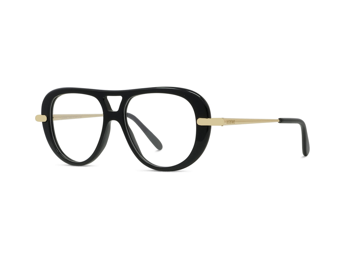 Brillen loewe slim lw50112i 001 black pilot femenino größe 51mm - Hauptansicht