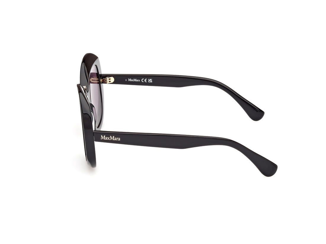 Occhiali da sole maxmara mm0087 01a negro femenino taglia 55mm - Vista dettagliata