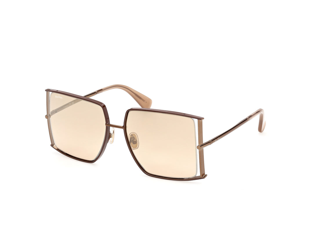 Sonnenbrillen maxmara mm0120 jean1 38l bronce rectangular femenino größe 58mm - Hauptansicht