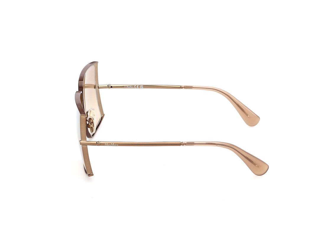 Sonnenbrillen maxmara mm0120 jean1 38l bronce rectangular femenino größe 58mm - Detailansicht