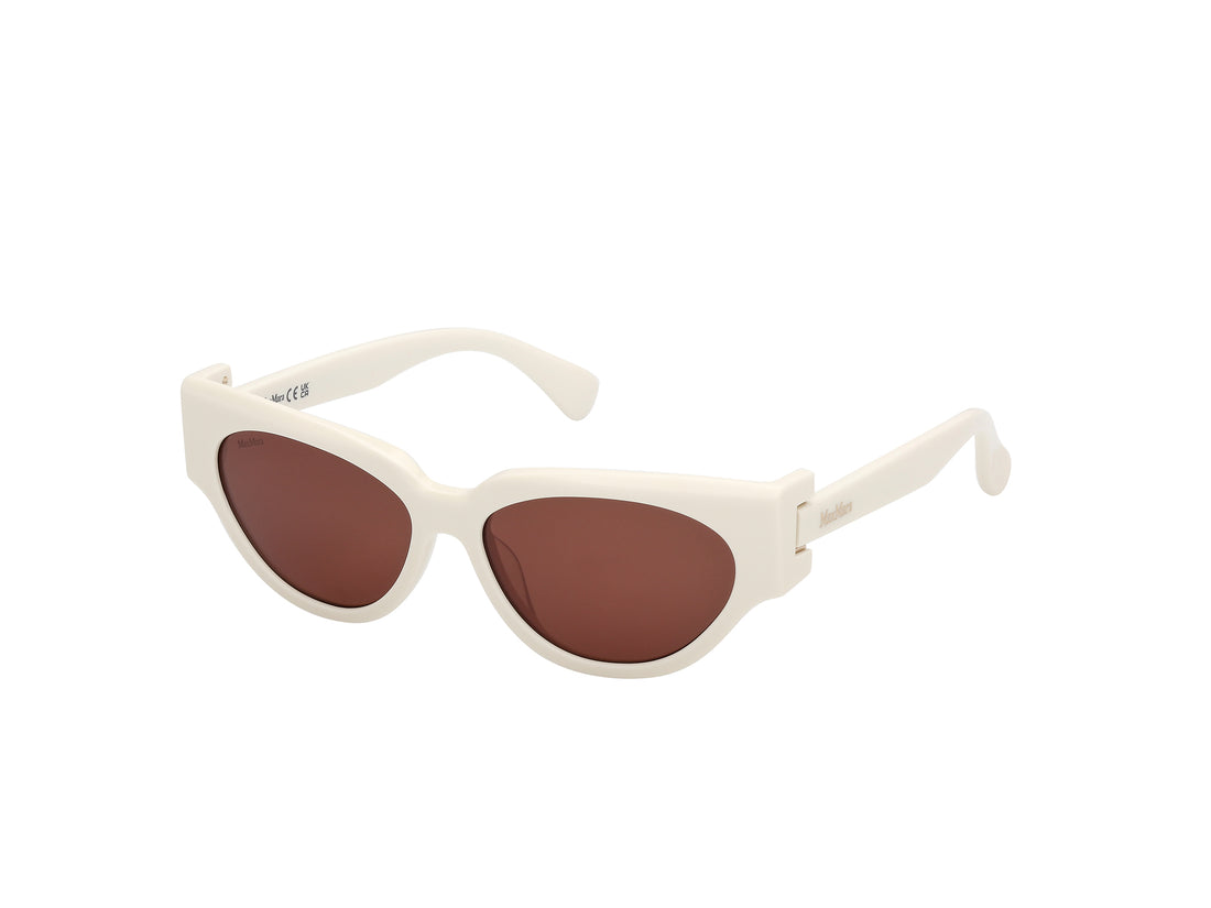 Sonnenbrillen maxmara mm0139 clip-1 21e blanco cat eye femenino größe 55mm - Hauptansicht