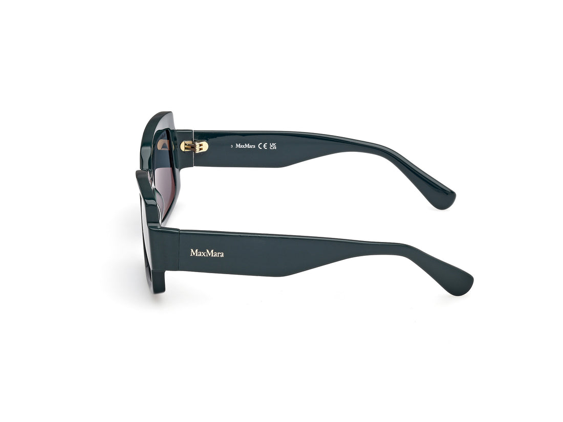 Occhiali da sole maxmara mm0140 lee-3 96n verde rectangular femenino taglia 57mm - Vista dettagliata