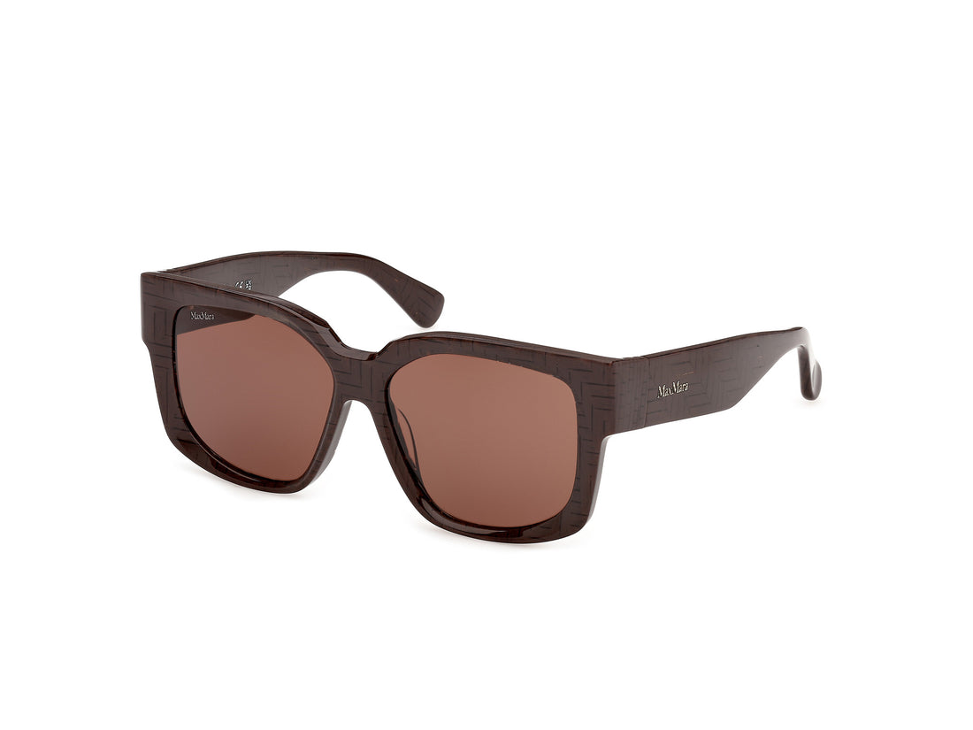 Sonnenbrillen maxmara mm0145 glimpse-7 50j marron round femenino größe 54mm - Hauptansicht