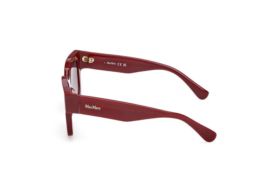 Gafas de sol maxmara mm0145 glimpse-7 69z burdeos round femenino talla 54mm - Vista de detalle