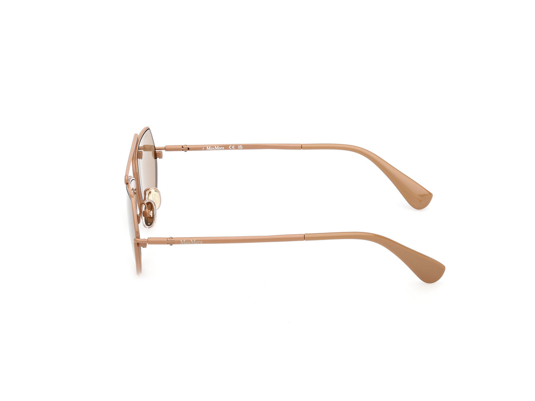 Gafas de sol maxmara mm0165 joey 45e marron round femenino talla 60mm - Vista de detalle