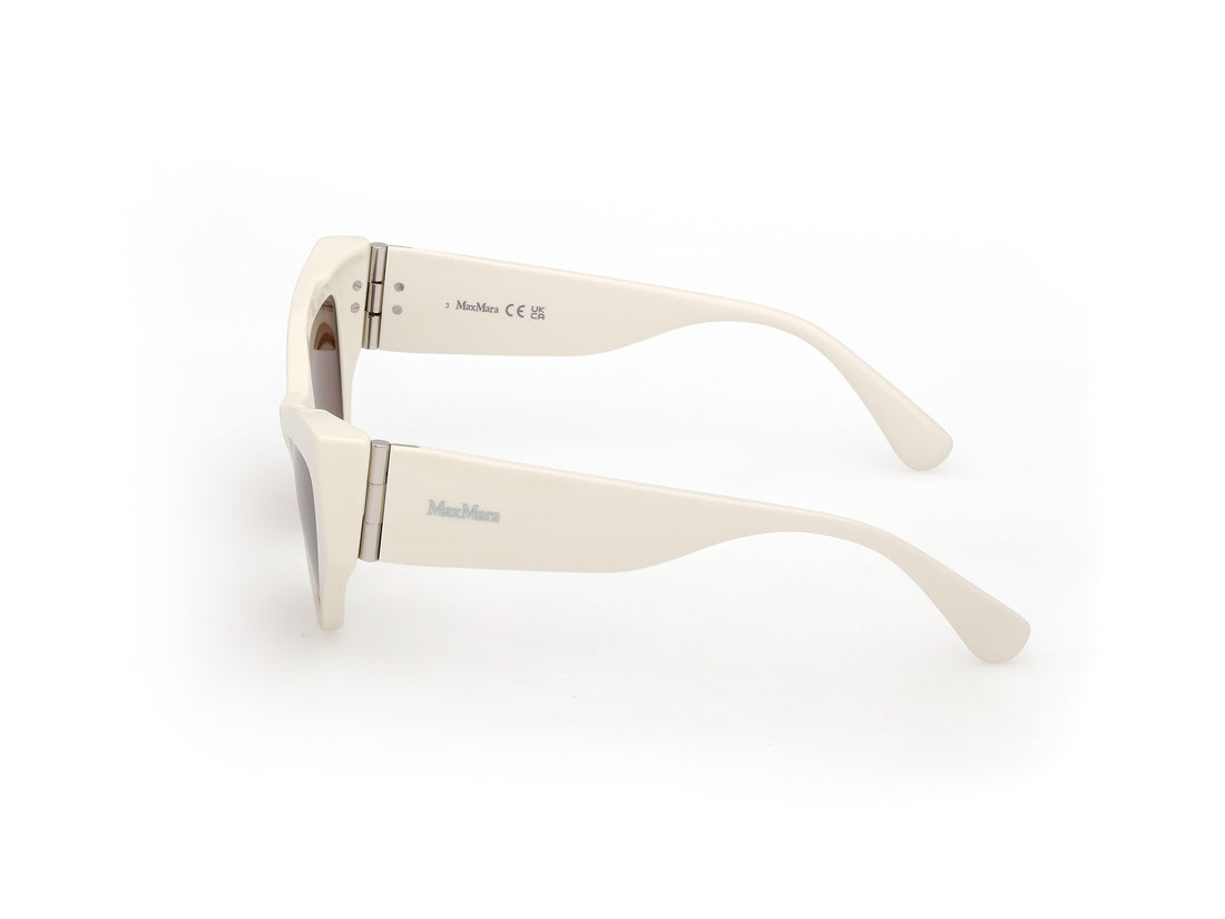 Gafas de sol maxmara mm0192 25e beige cat eye femenino talla 54mm - Vista de detalle