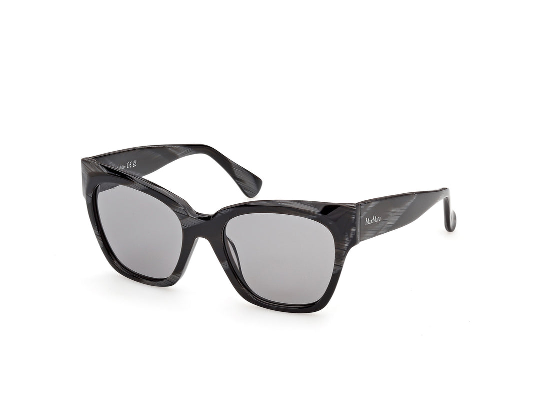 Sonnenbrillen maxmara mm0204 63a negro rectangular femenino größe 54mm - Hauptansicht