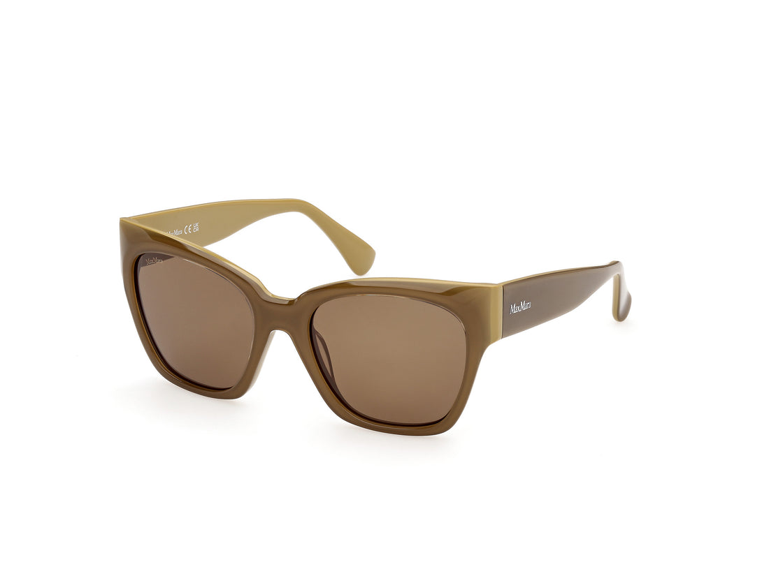 Sonnenbrillen maxmara mm0204 95n verde rectangular femenino größe 54mm - Hauptansicht