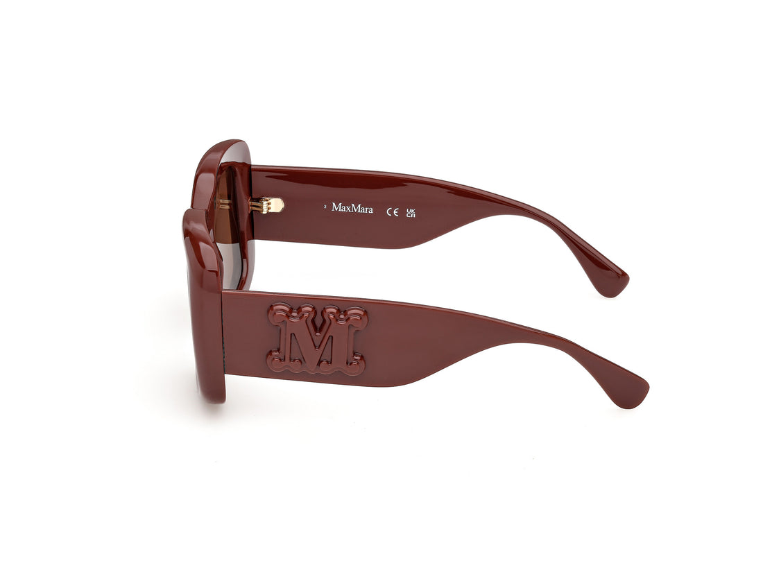 Lunettes de soleil maxmara mm0207 74e rosa butterfly femenino taille 52mm - Vue détaillée