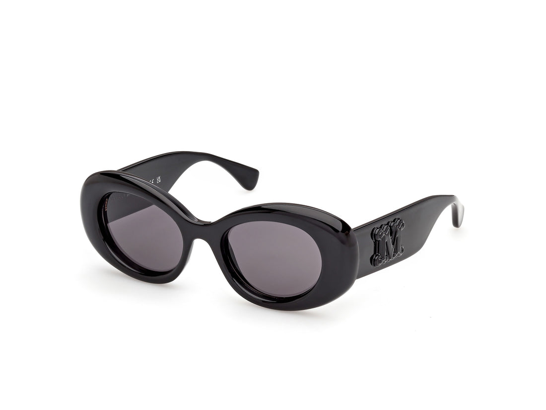 Lunettes de soleil maxmara mm0208 01a negro oval femenino taille 50mm - Vue principale