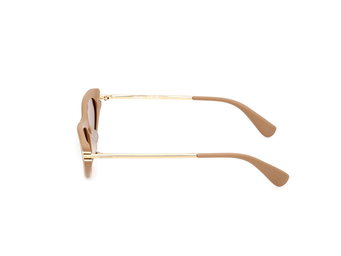 Lunettes de soleil maxmara mm0214 46e marron rectangular femenino taille 52mm - Vue détaillée