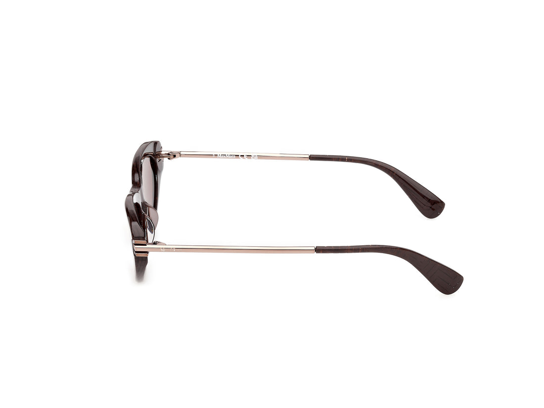 Lunettes de soleil maxmara mm0214 50e marron rectangular femenino taille 52mm - Vue détaillée