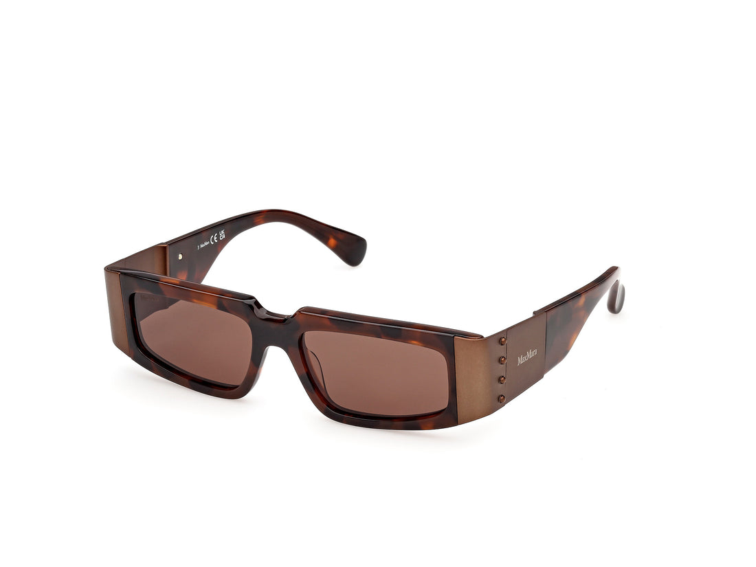 Sonnenbrillen maxmara mm0217 52e havana rectangular femenino größe 53mm - Hauptansicht