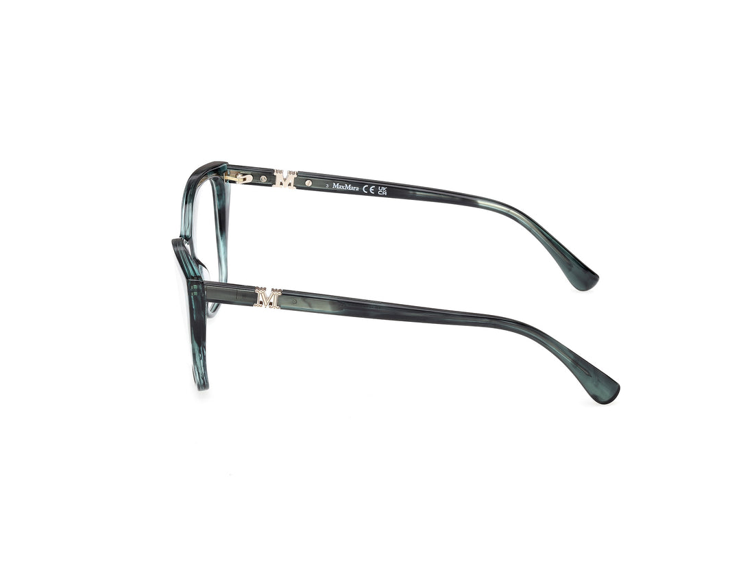 Brillen maxmara mm5036 98a verde square femenino größe 54mm - Detailansicht