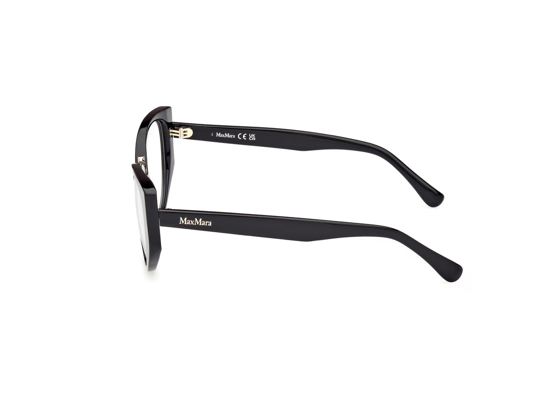 Gafas graduadas maxmara mm5142 001 negro round femenino talla 52mm - Vista de detalle