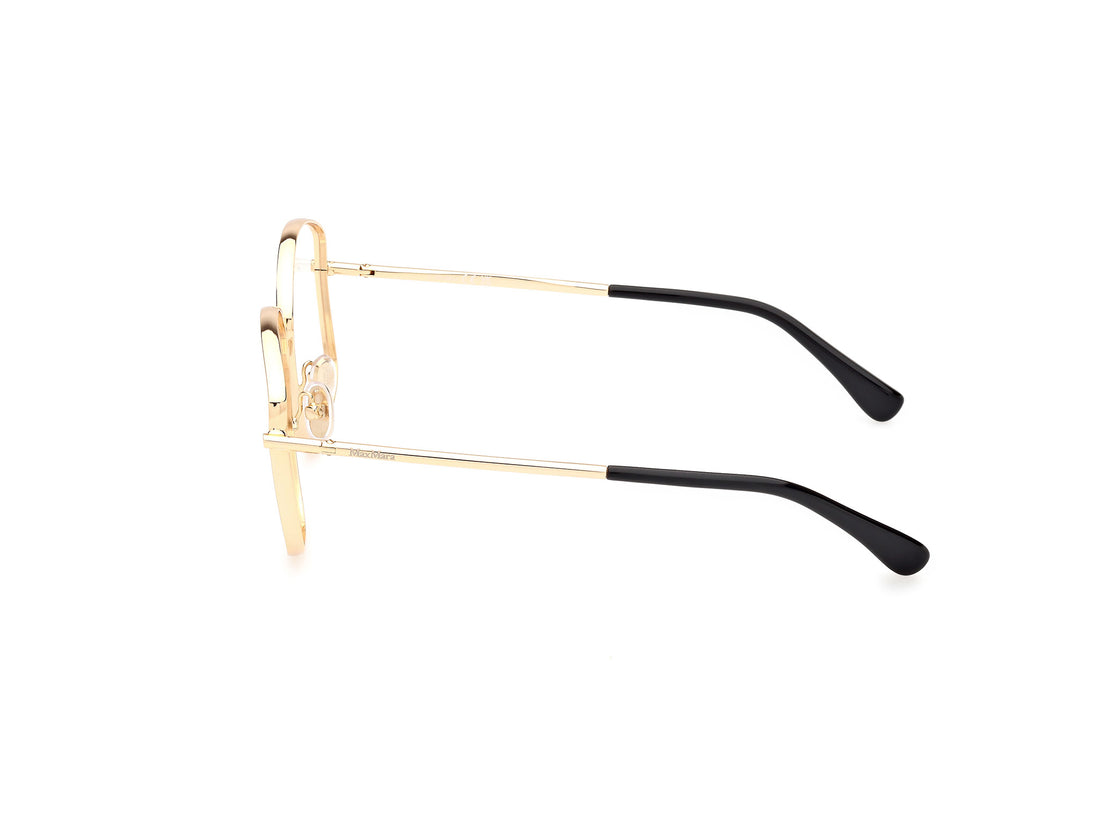 Gafas graduadas maxmara mm5146 030 dorado round femenino talla 56mm - Vista de detalle