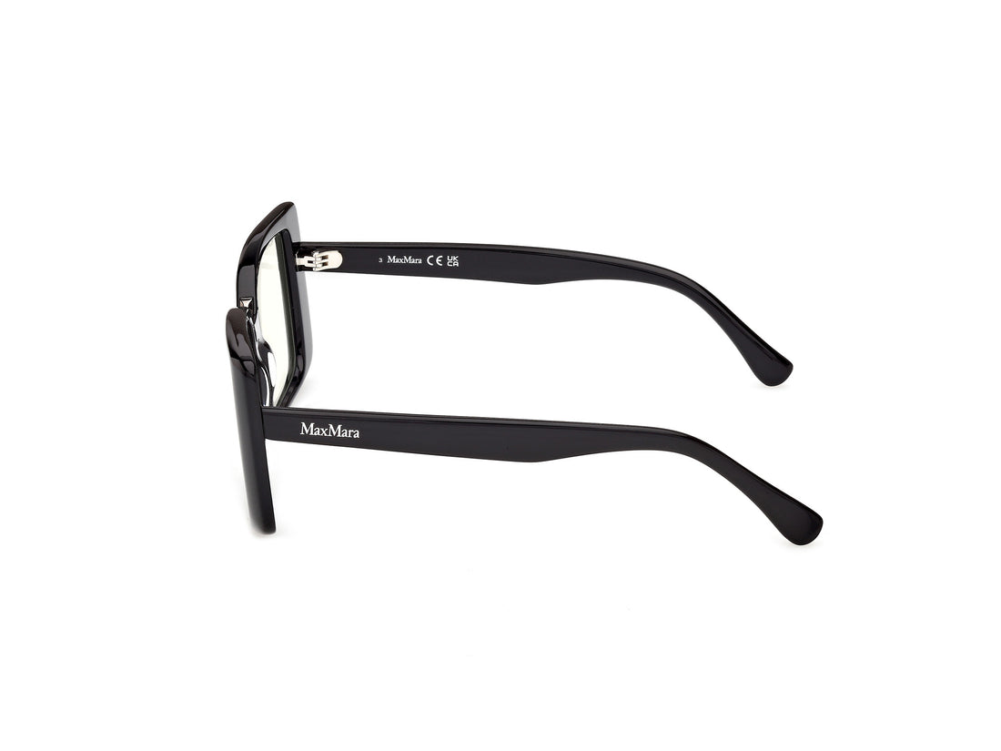 Brillen maxmara mm5231-b 001 negro rectangular femenino größe 52mm - Detailansicht