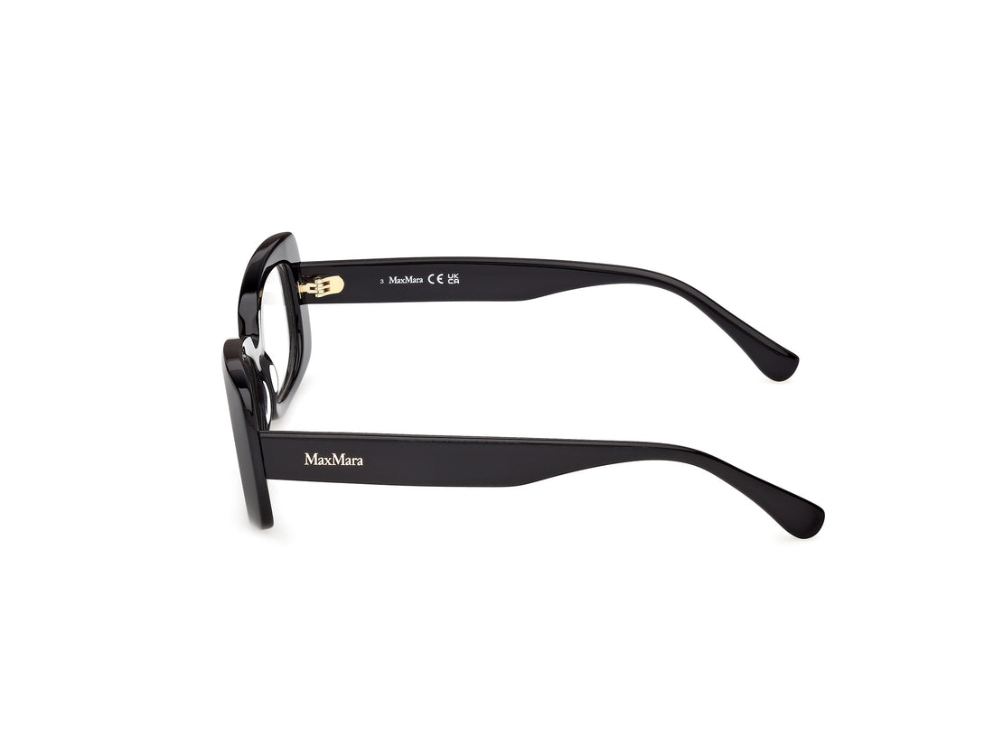 Brillen maxmara mm5233 001 negro rectangular femenino größe 53mm - Detailansicht