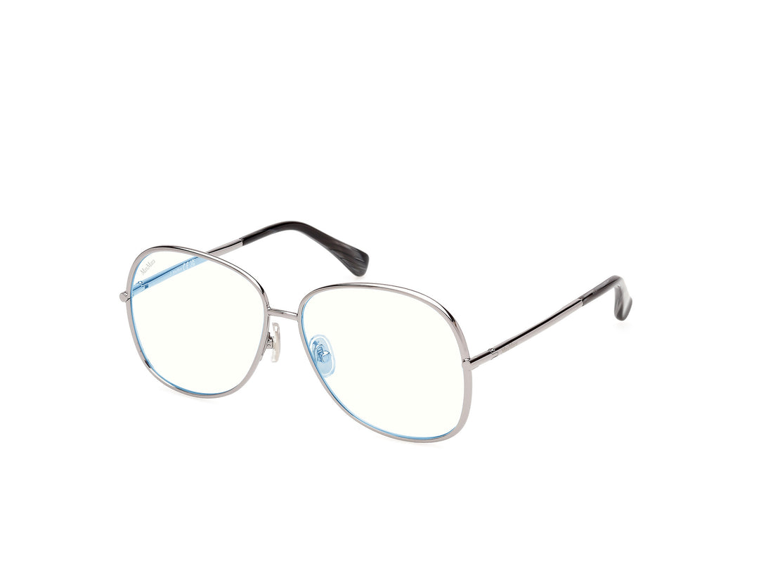 Lunettes de vue maxmara mm5256-b 014 plateado geometric femenino taille 56mm - Vue principale