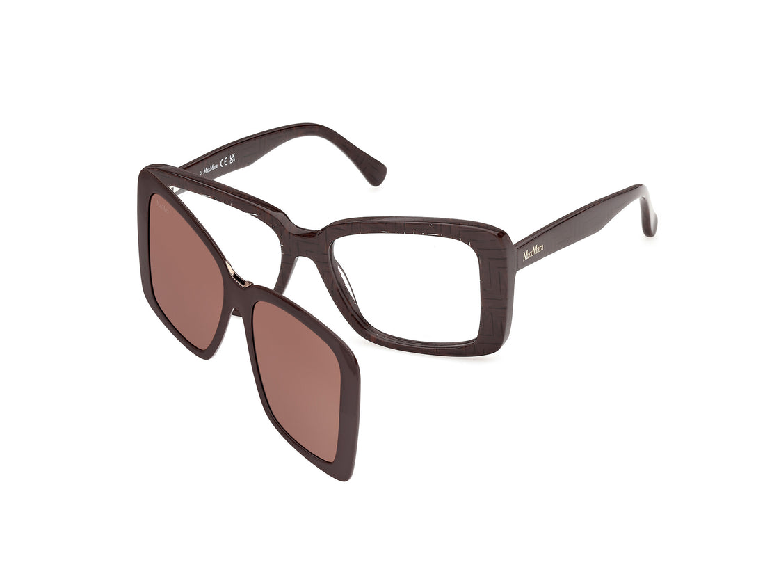 Brillen maxmara mm5266 050 marron square femenino größe 53mm - Hauptansicht