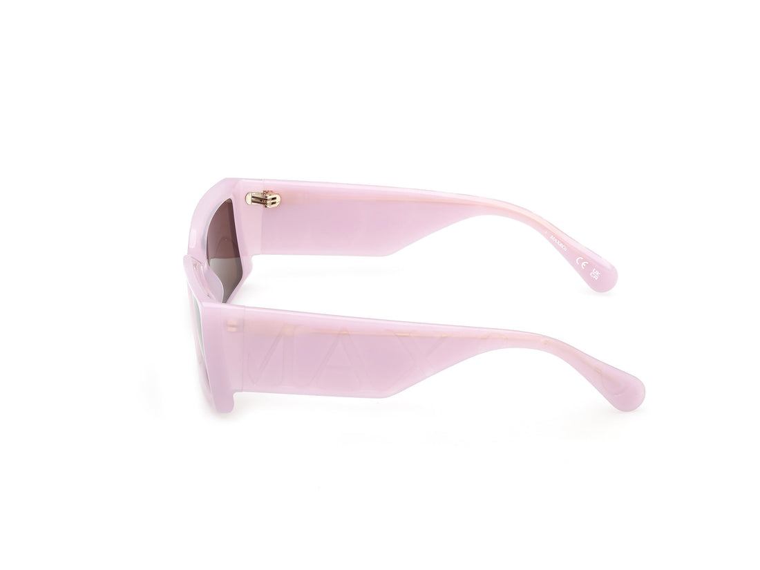 Solglasögon max &co mo0130 72e rosa rectangular femenino storlek 54mm - Detaljvy
