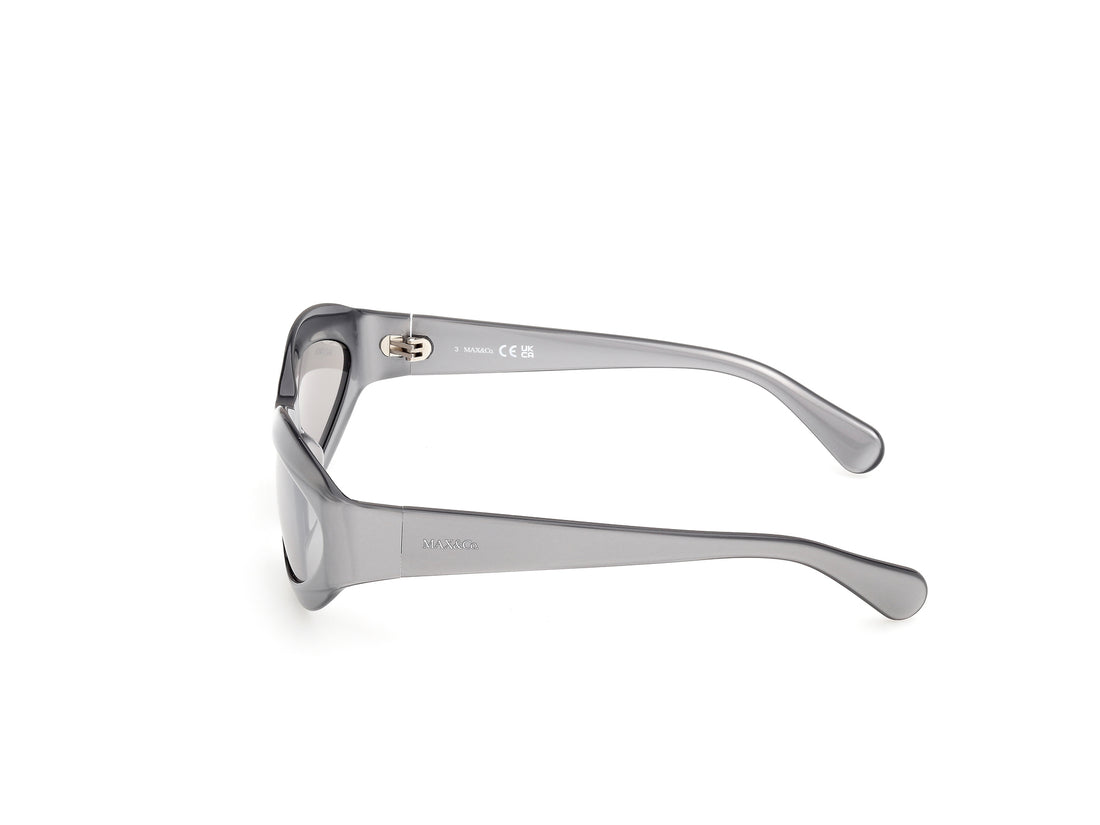Solglasögon max &co mo0136 20c gris oval femenino storlek 59mm - Detaljvy