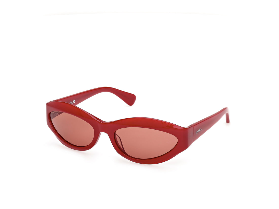 Solglasögon max &co mo0136 66e rojo oval femenino storlek 59mm - Huvudvy