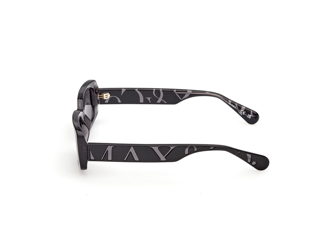 Sonnenbrillen max &co mo0156 01a negro rectangular femenino größe 50mm - Detailansicht