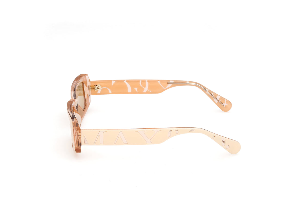 Sonnenbrillen max &co mo0156 21j blanco rectangular femenino größe 50mm - Detailansicht