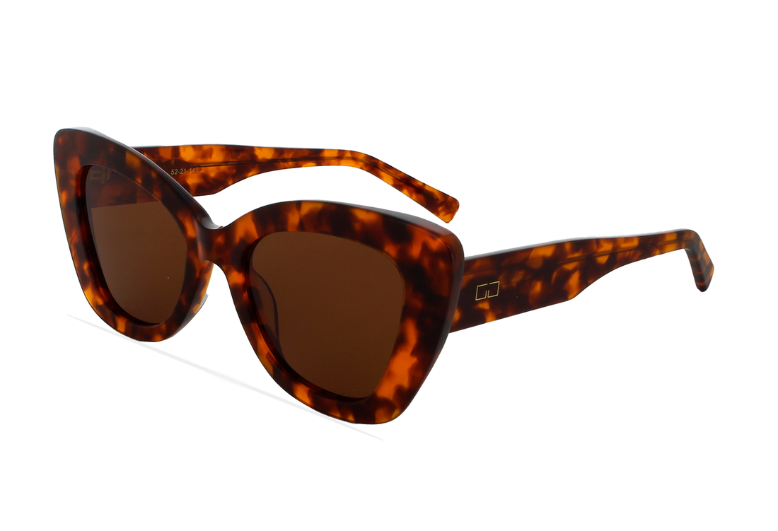 Gafas de sol greyhounders oia dark brown marron cat eye femenino talla 52mm - Vista principal