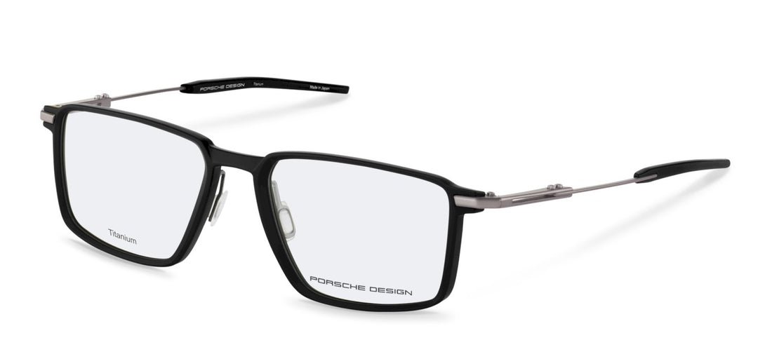 Óculos graduados porsche design p81006 a000 negro square masculino tamanho 55mm - Vista principal