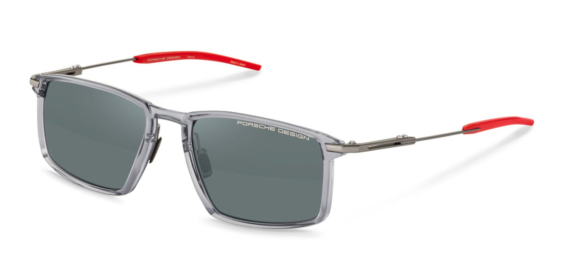 Sunglasses porsche design p86006 b388 gris square masculino size 56mm - Main view
