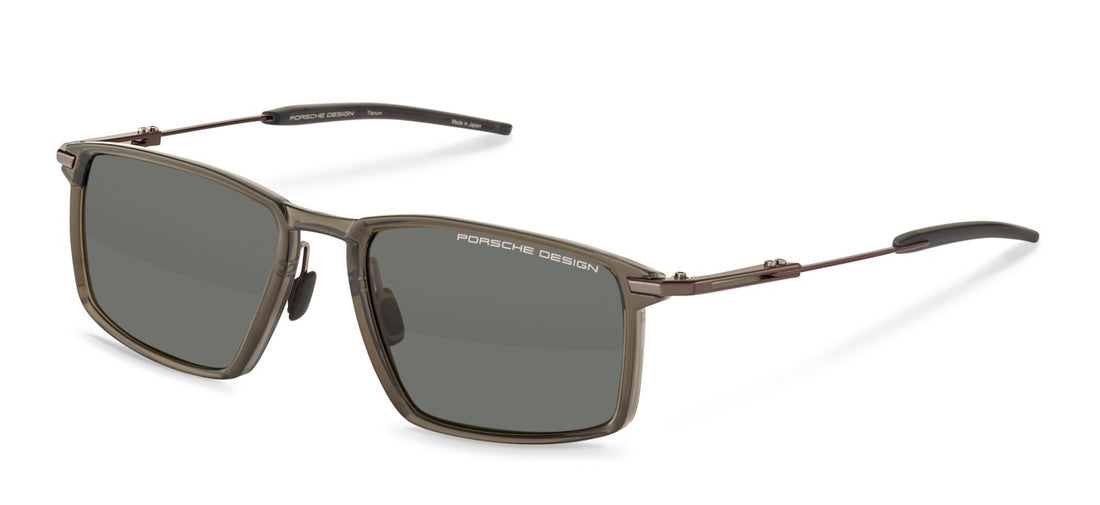 Sunglasses porsche design p86006 c415 verde square masculino size 56mm - Main view