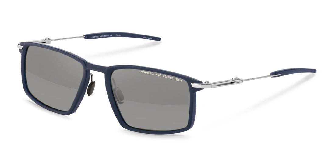 Sunglasses porsche design p86006 d175 azul square masculino size 56mm - Main view