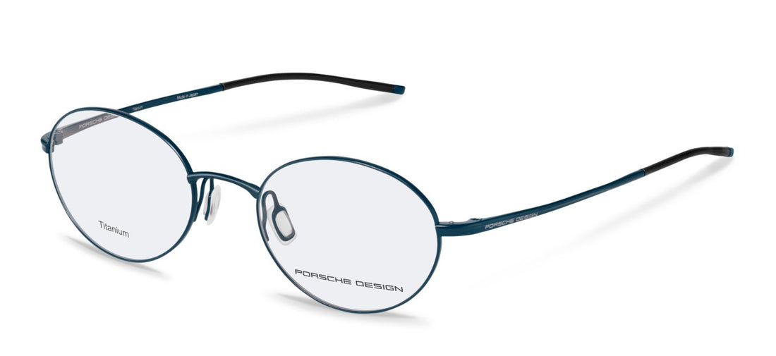 Óculos graduados porsche design p8786 d000 azul oval unisex tamanho 51mm - Vista principal