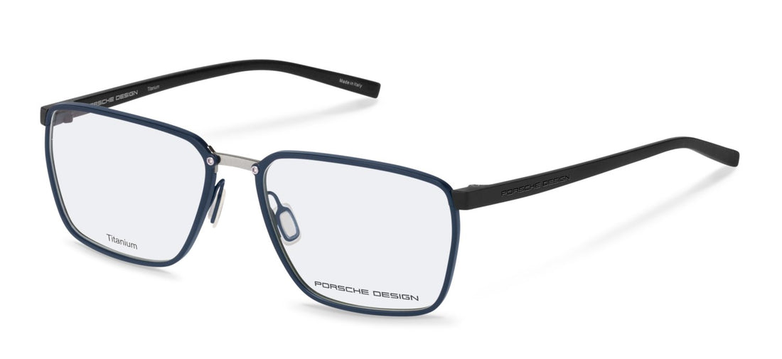 Óculos graduados porsche design p8787 d000 azul square masculino tamanho 55mm - Vista principal